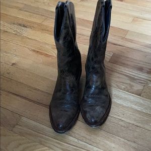 Authentic cowboy boots